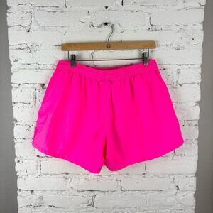 Vintage Vibrant Pink Nylon Uzzi Short